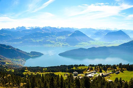 Lake Lucerne at Switzerland
