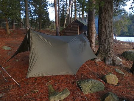 Keep dry with hammock camping tarp