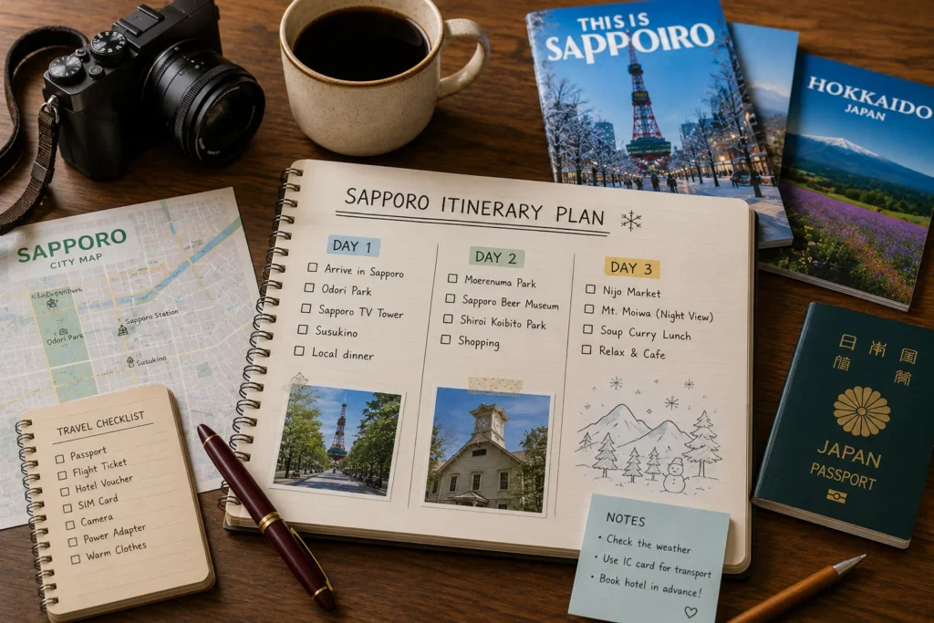 planning a practical itinerary for sapporo
